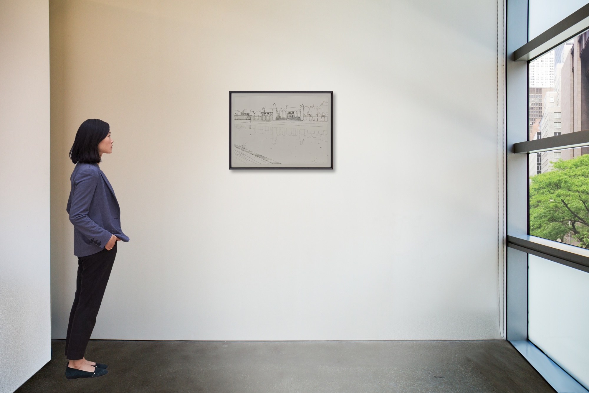 David Rayson | Study for Oaklands (1988) | MutualArt