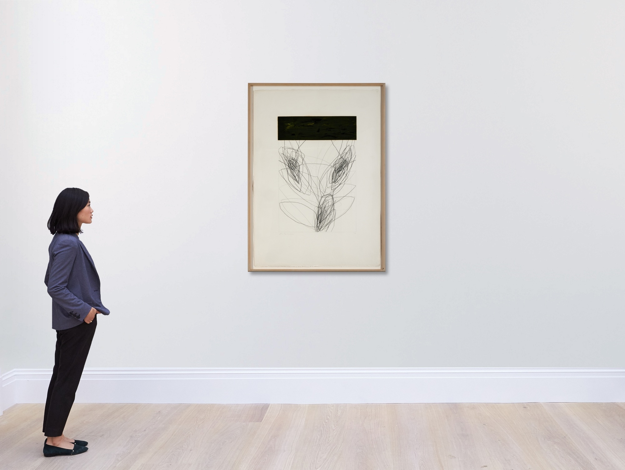 Artwork by Bruce Robbins, Venus, Made of graphite and oil on gesso on Arches paper