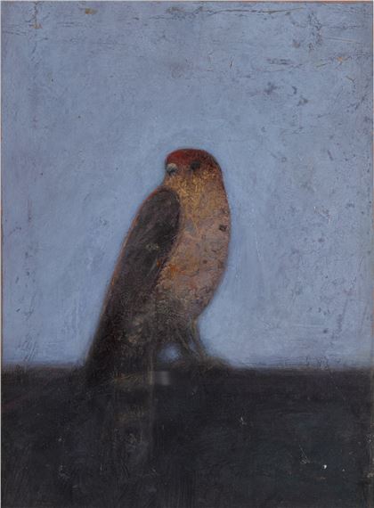 Bird with Red Head by Ed Musante, Executed in 1989