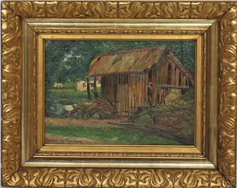 Scheune bei Ilsenburg - Paul Franz Flickel