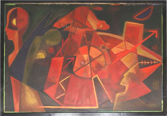 Tangente, Raster einer Aktion - Günther Huniat