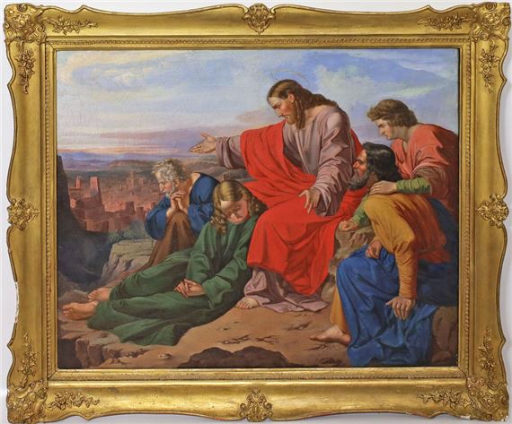 Jesus prophezeit den Jüngern den Untergang Jerusalems - Carl Begas