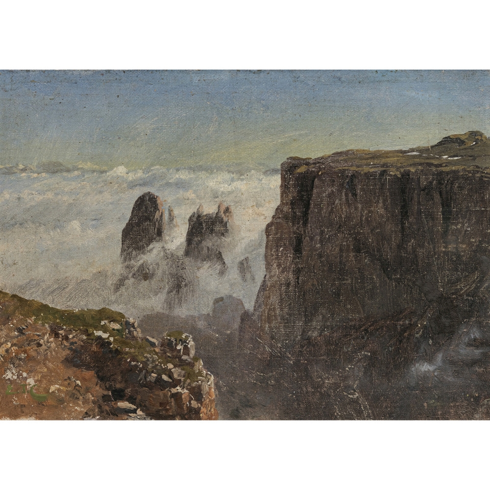 Edward Theodore Compton | Mountain landscape with Schlern | MutualArt