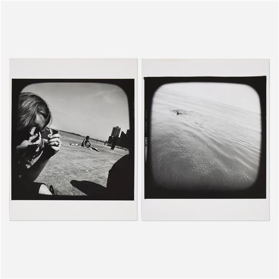 Two works from the Beach series - Charles Taube