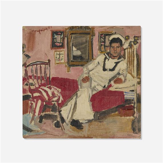 Untitled (Sailor in an Interior by Yannis Tsarouchis, 1949