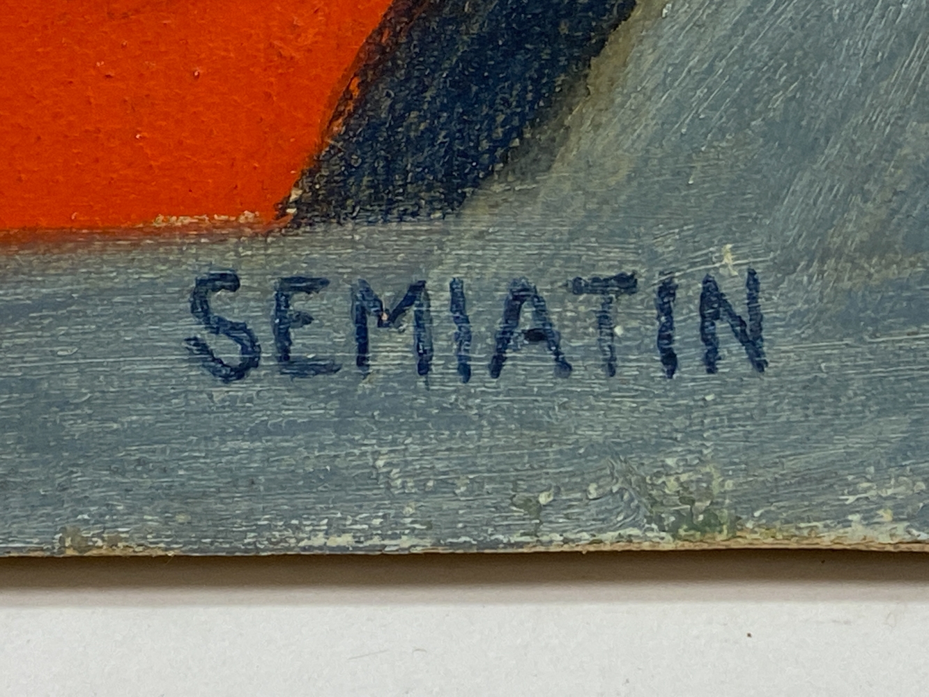 Artwork by Jacob Semiatin, ABSTRACT O/C, Made of Oil on canvas