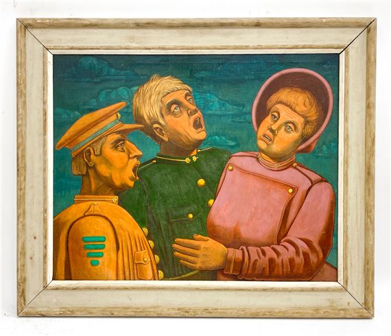 MODERNIST O/C OF SALVATION ARMY BAND C. 1942 - Baron