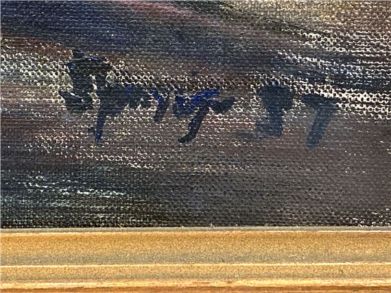 Anthony Springer | Empty city street with buildings | MutualArt