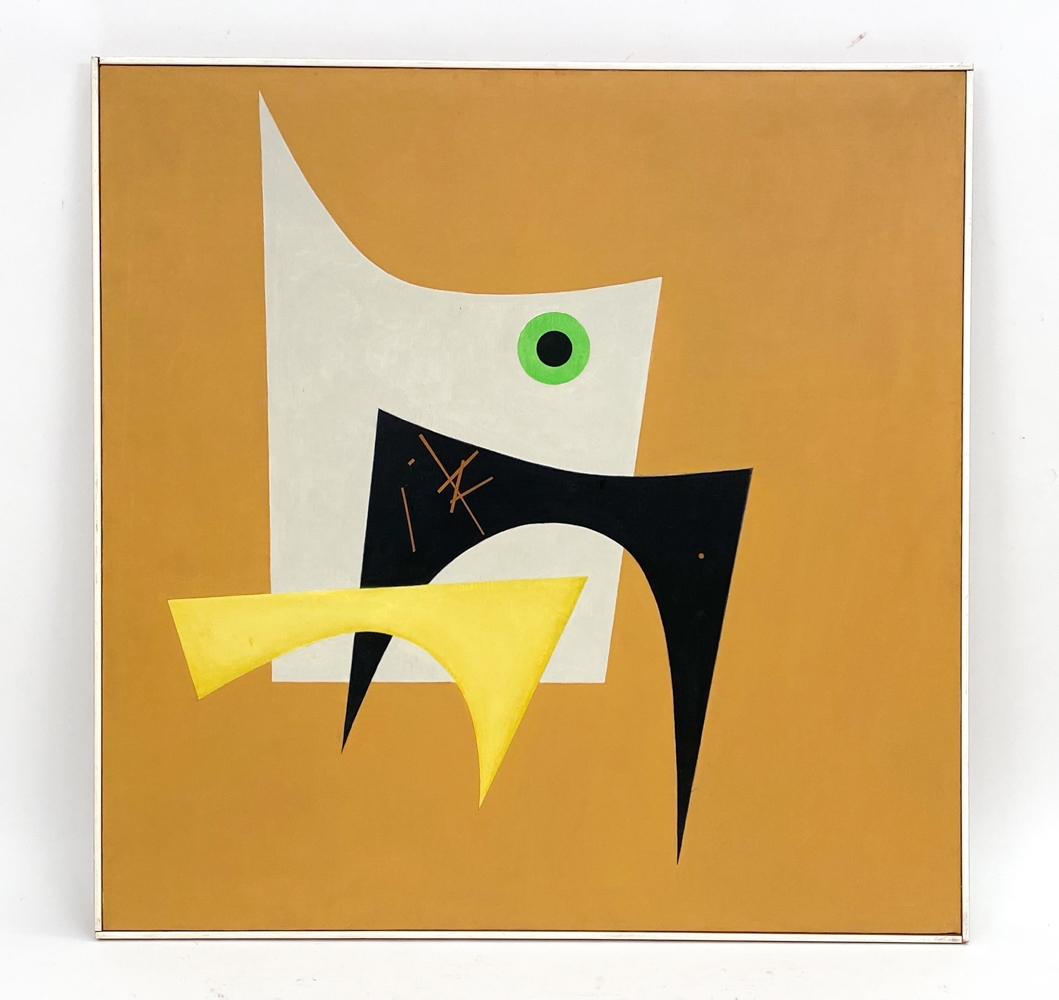 Daniel Content | LARGE ABSTRACT O/C (1956) | MutualArt