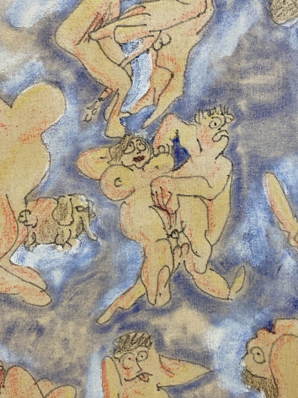 Archie Rand | EROTIC MODERNIST M/M (Circa 1970) | MutualArt