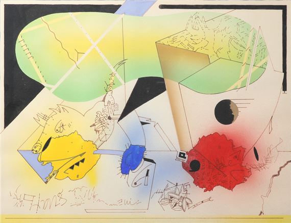 Harold Schlotzhauer (b. 1941) Framed Mixed Media by Harold Schlotzhauer