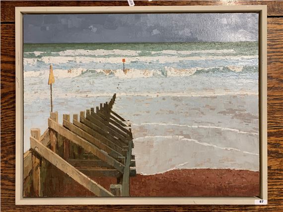 'Breakers in a Northeasterly' by Richard Dack