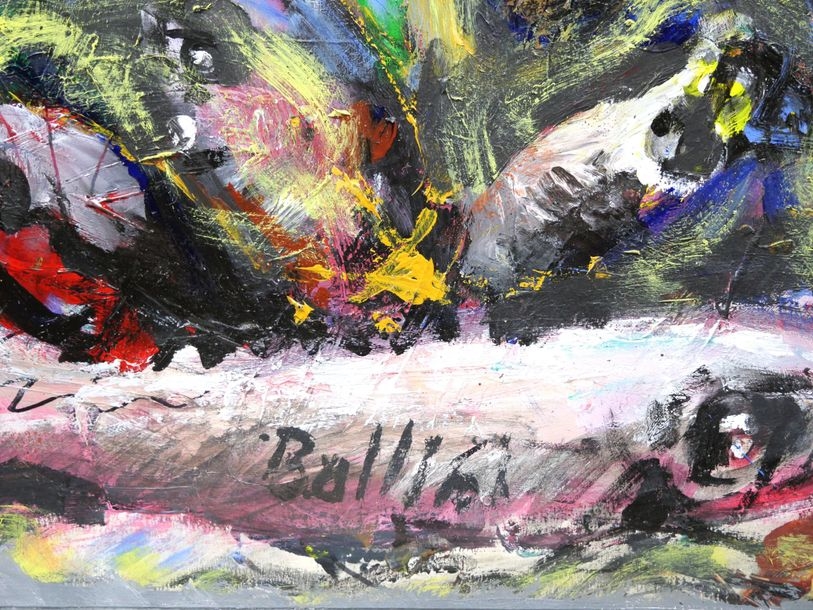 Gilles Ballini | Still life with fish and crucifix | MutualArt