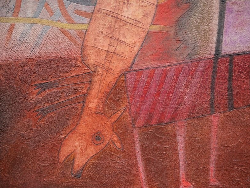 Artwork by Teódulo Rómulo, Composition, Made of Mixed media on chipboard