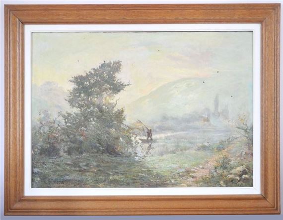 Animated lake landscape by André Suréda