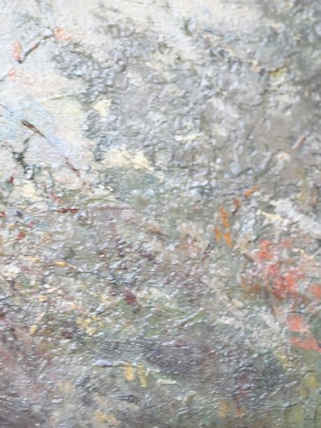 Artwork by André Suréda, Animated lake landscape, Made of Oil on canvas