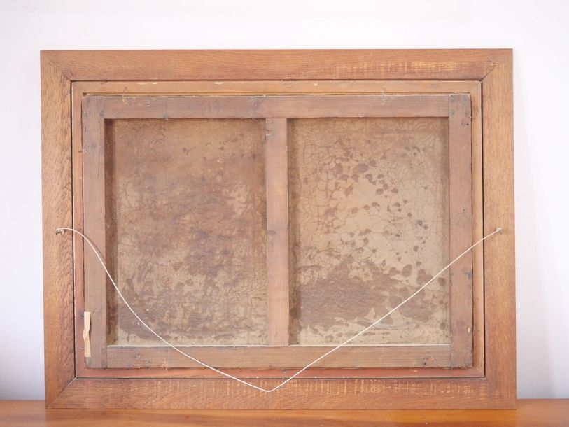 Artwork by André Suréda, Animated lake landscape, Made of Oil on canvas