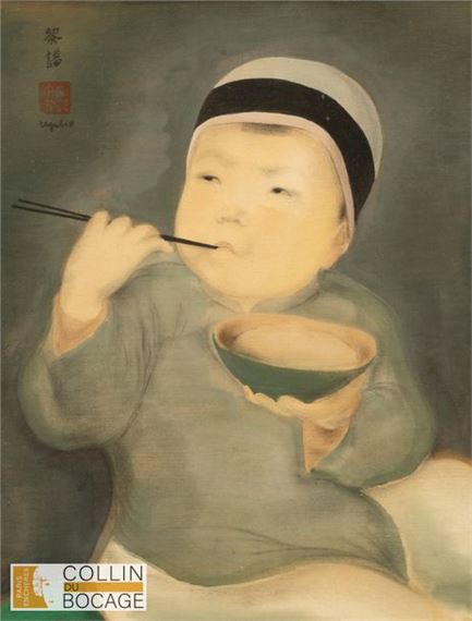 The Young Rice Eater by Lê Phổ, 1941