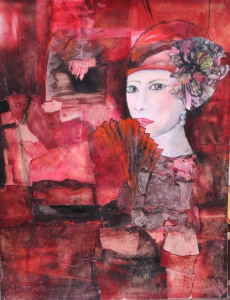 Colette Lardry | The Fan Collage | MutualArt