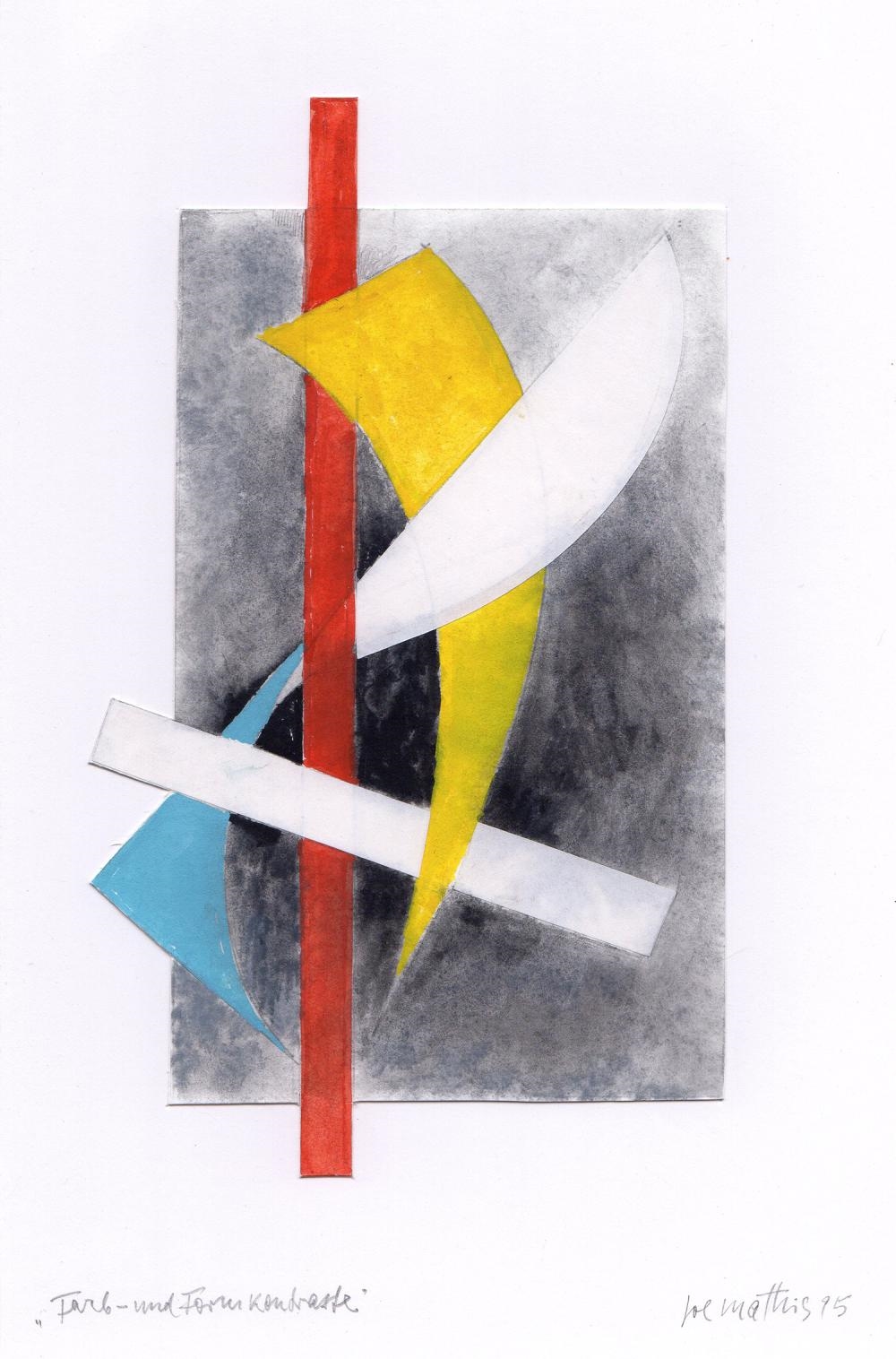 Josef Johann Mathis | Color and Shape Contrasts (1993) | MutualArt