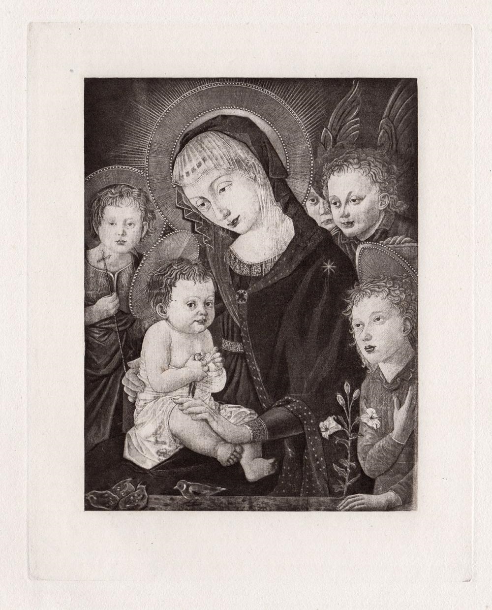 Artwork by Fra Filippo Lippi, Virgin and Child, Made of heliogravure on thick wove paper