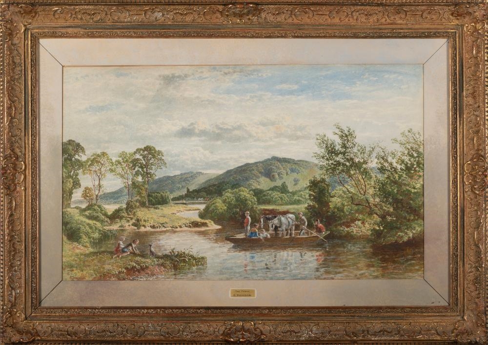 George Haydock Dodgson | The Ferry (1865) | MutualArt
