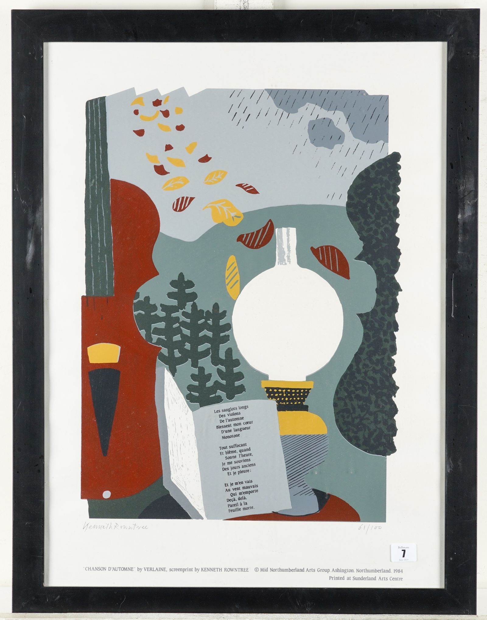 Kenneth Rowntree | Chanson D'Automne | MutualArt