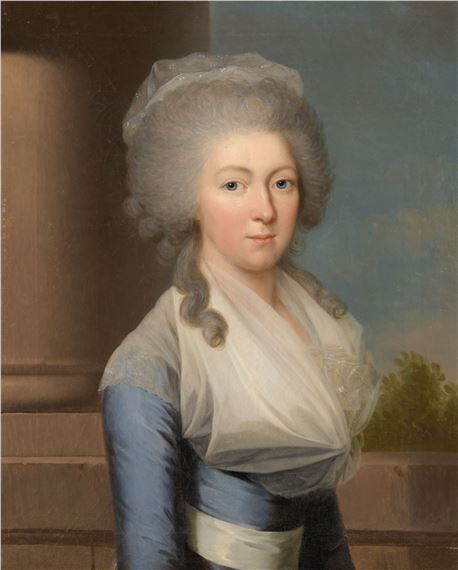 Portrait présumé d’une jeune femme de la famille Hessenstein - Adolf-Ulrik Wertmüller