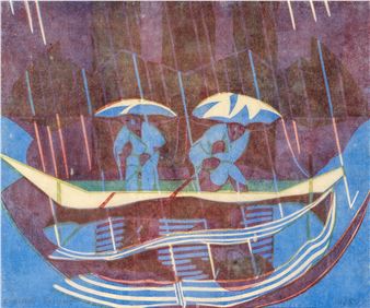 Fishing in the Rain (Coppel CF 34) - Claude Flight