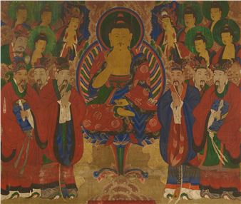 Buddhist Assembly - Korean School, 19th Century