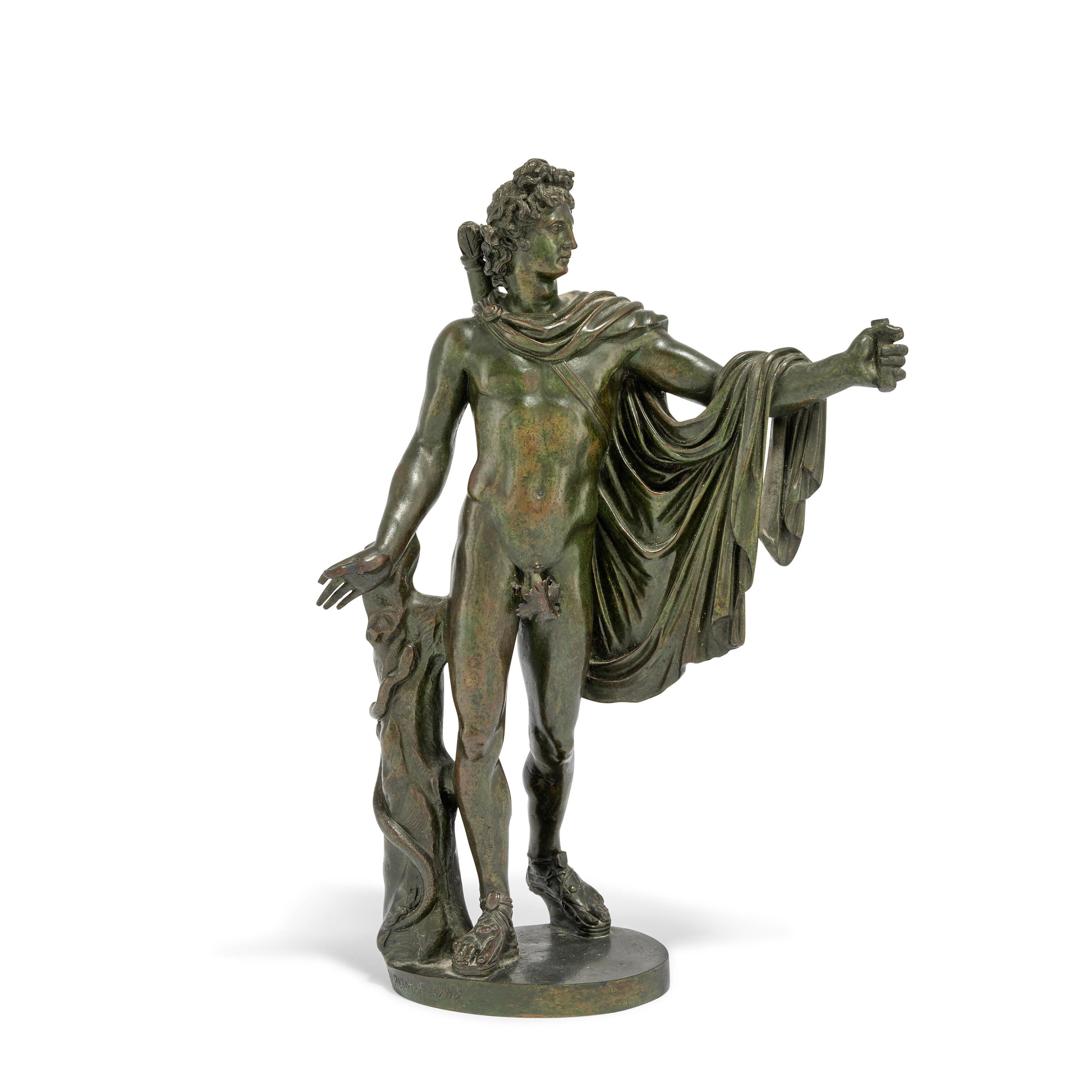 Artwork by Francesco Righetti, After the antique, Roman, the cast dated 1787, Made of leaf