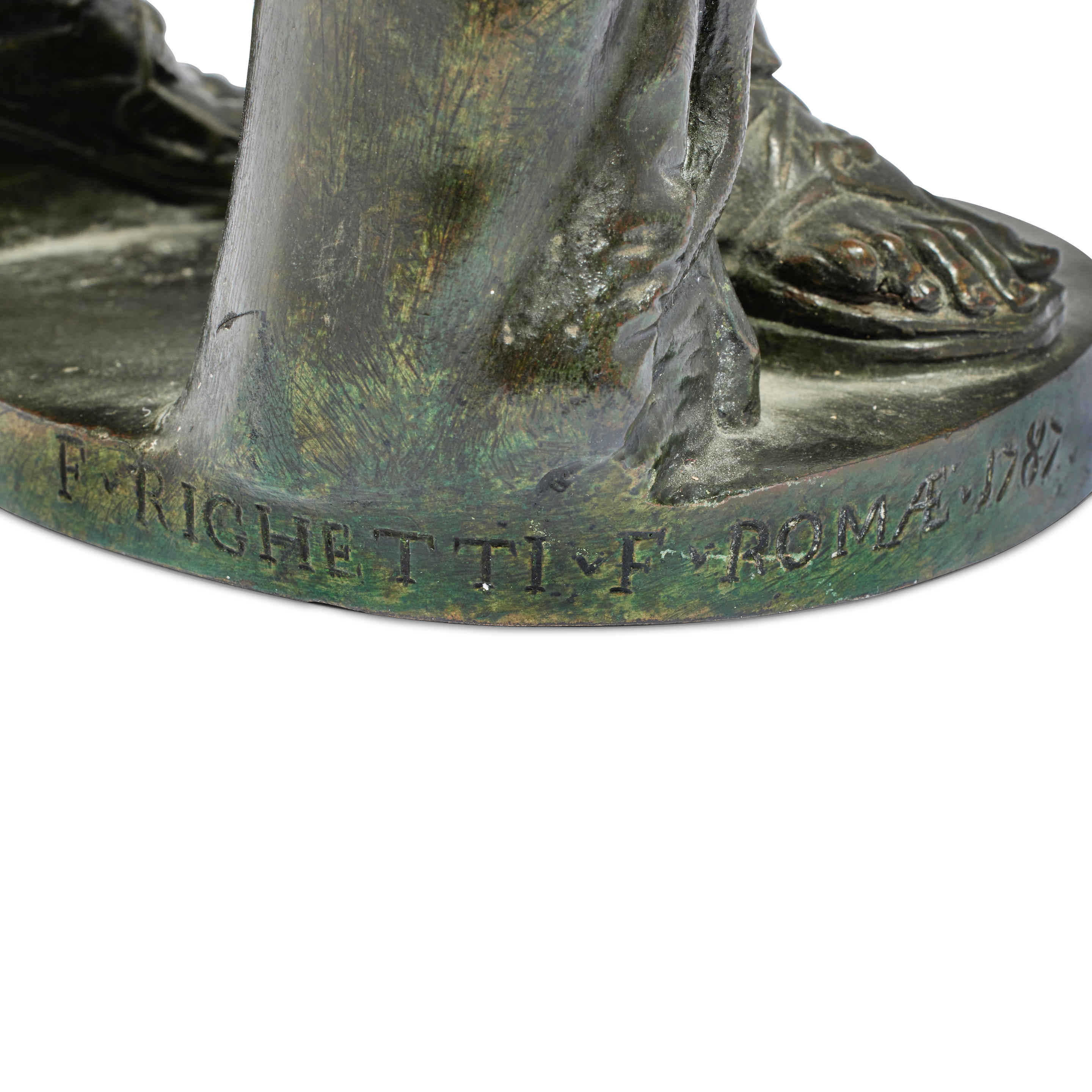 Artwork by Francesco Righetti, After the antique, Roman, the cast dated 1787, Made of leaf