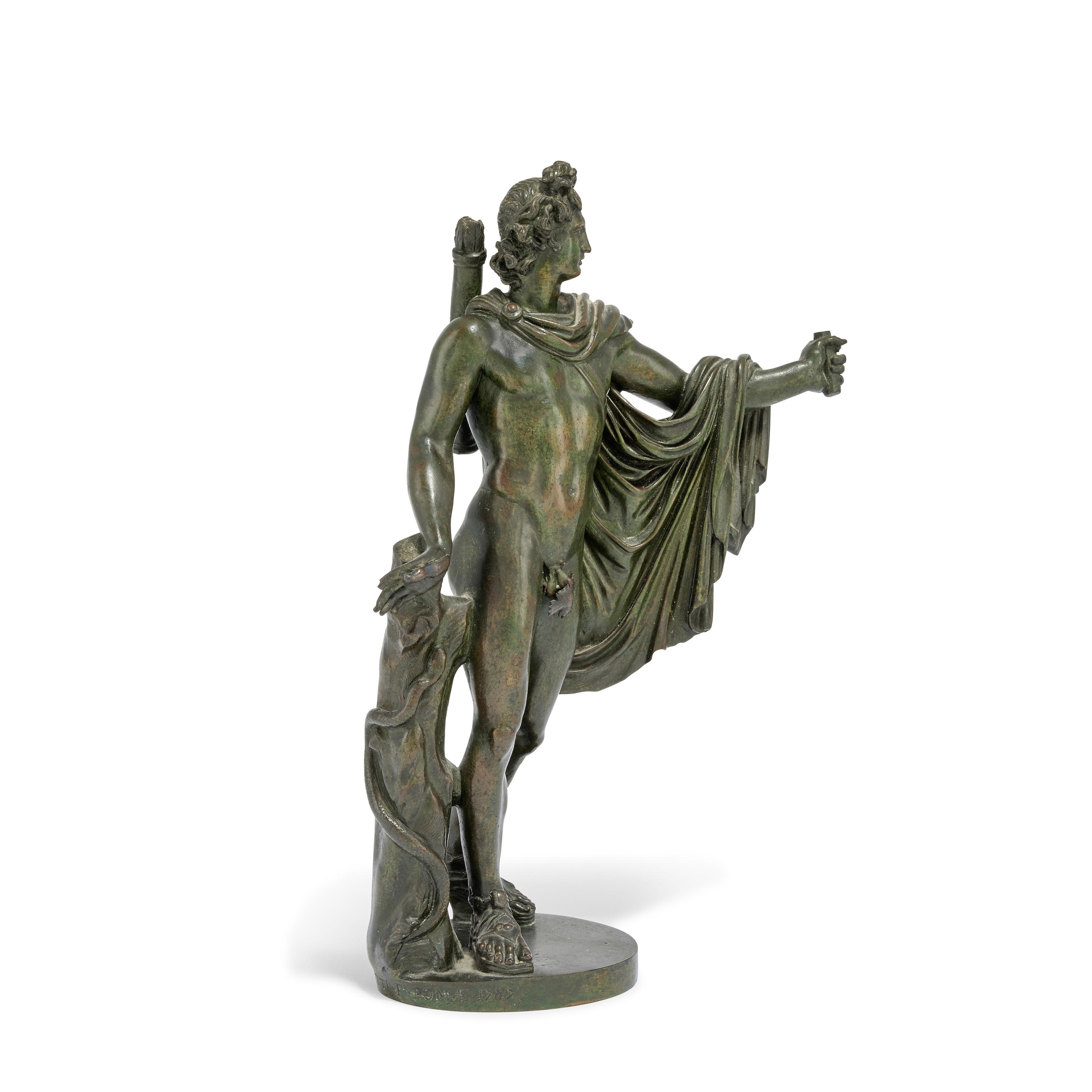 Artwork by Francesco Righetti, After the antique, Roman, the cast dated 1787, Made of leaf