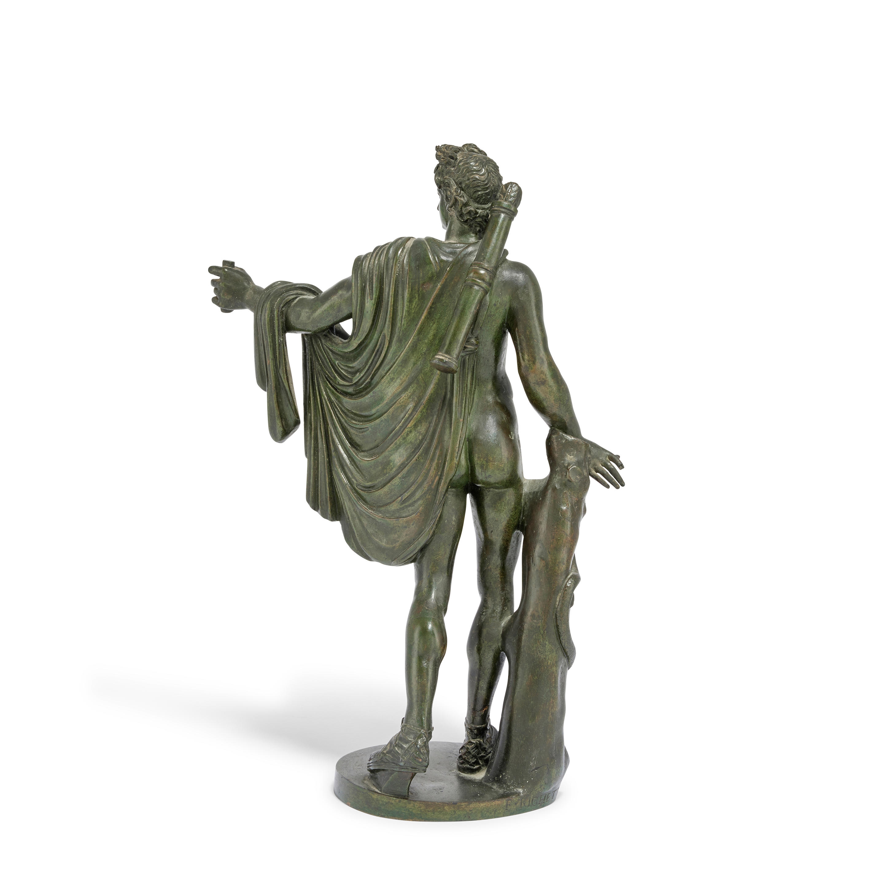 Artwork by Francesco Righetti, After the antique, Roman, the cast dated 1787, Made of leaf