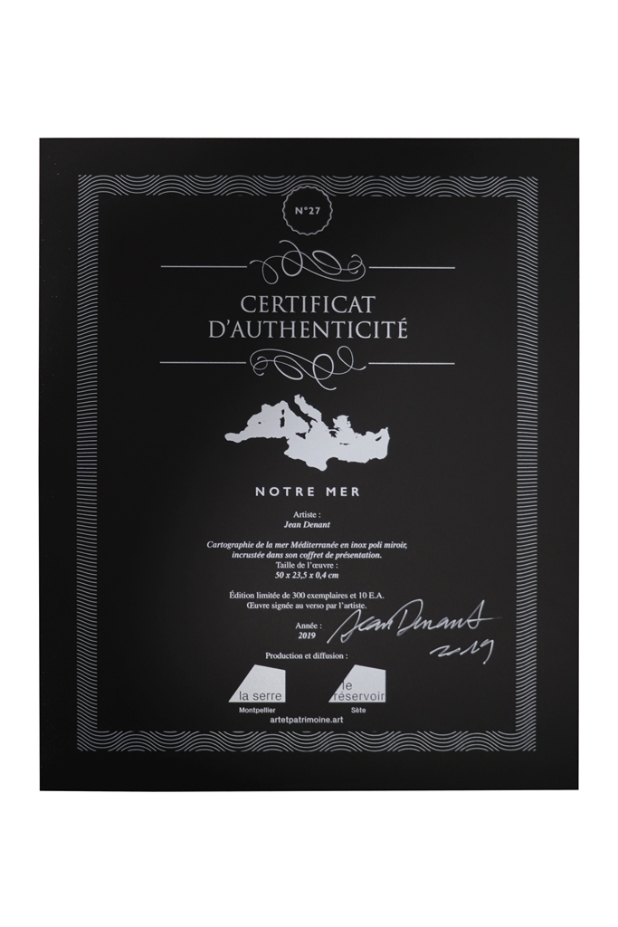 Artwork by Jean Denant, Notre mer, Made of Coffret