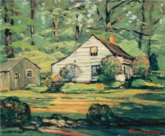 SIDNEY WIGGINS (1881-1940) OIL ON CANVAS - Sidney Miller Wiggins