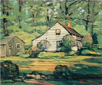 SIDNEY WIGGINS (1881-1940) OIL ON CANVAS - Sidney Miller Wiggins