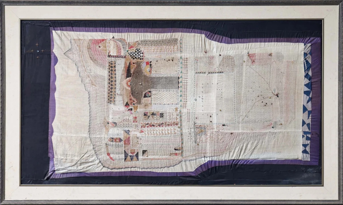 Artwork by Itji Tarmizi, Abstract, Made of Stitchery/quilts artwork painting