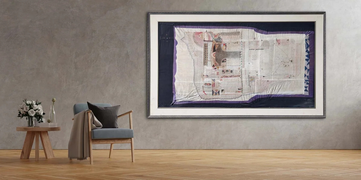 Artwork by Itji Tarmizi, Abstract, Made of Stitchery/quilts artwork painting