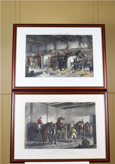 John Frederick Herring Sr. | s Stable Scenes Coloured prints Inscribed ...