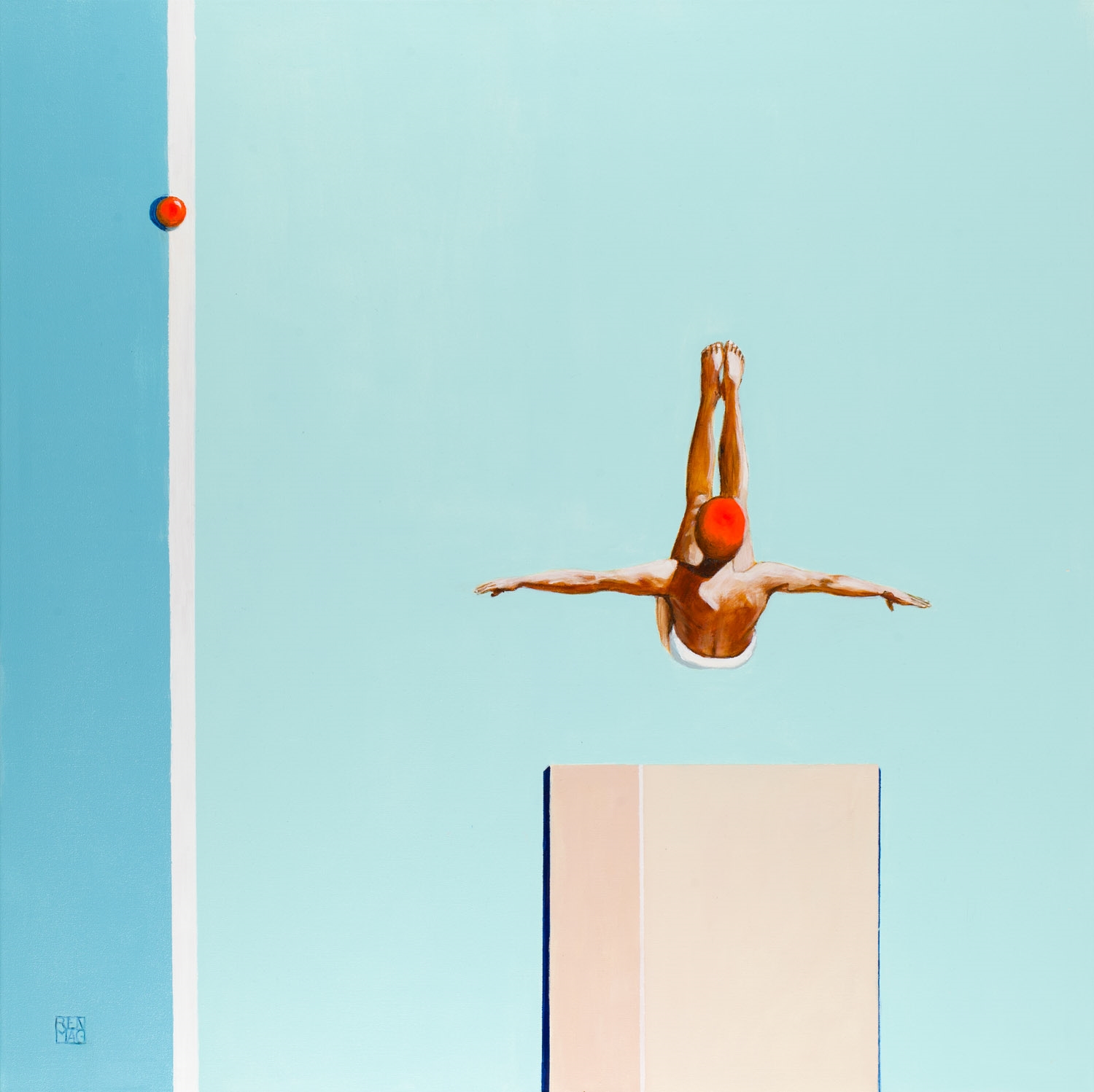 Artwork by Renata Magda, Silence XXII, Made of acrylic/canvas