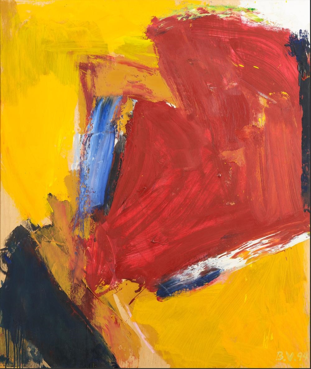 Artwork by Bernd Völkle, Ohne Titel, 1994, Made of Oil on blockboard