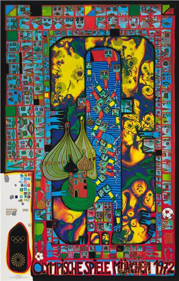 Olympische Spiele München by Friedensreich Hundertwasser, 1972