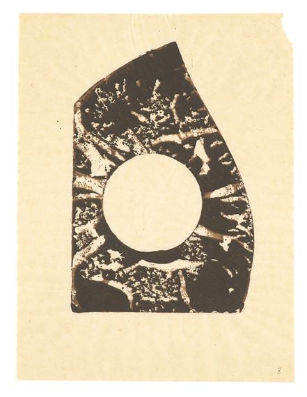 O by Hermann Glöckner, 1971