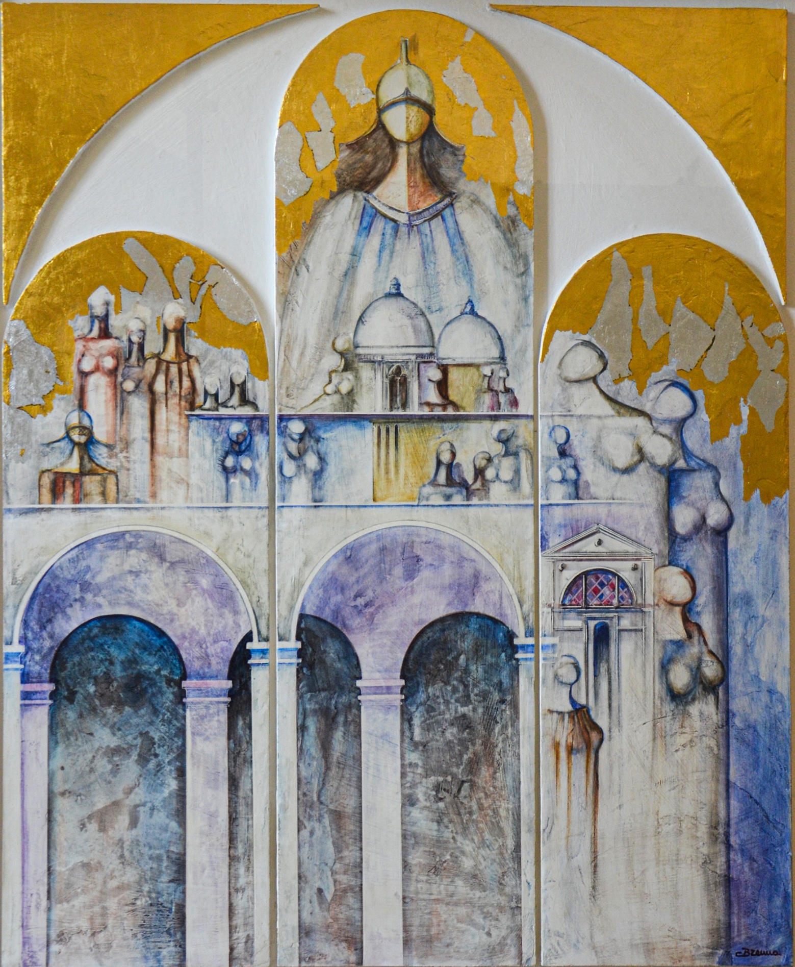 Artwork by Carlo Brenna, Senza titolo, Made of tecnica mista