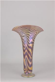 Art Glass Fan Vase - Rick Strini