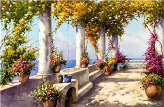 Flower Terrace Landscape - Mariani
