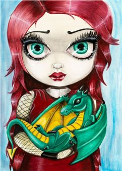 I Called Him Pumpkin (titled on verso - Stephanie Burdon