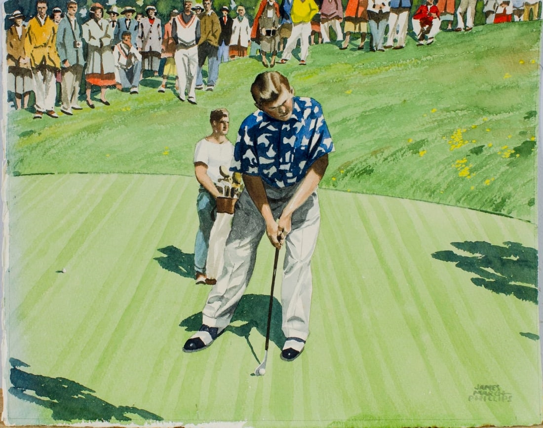 James March Phillips | Golf Scene | MutualArt