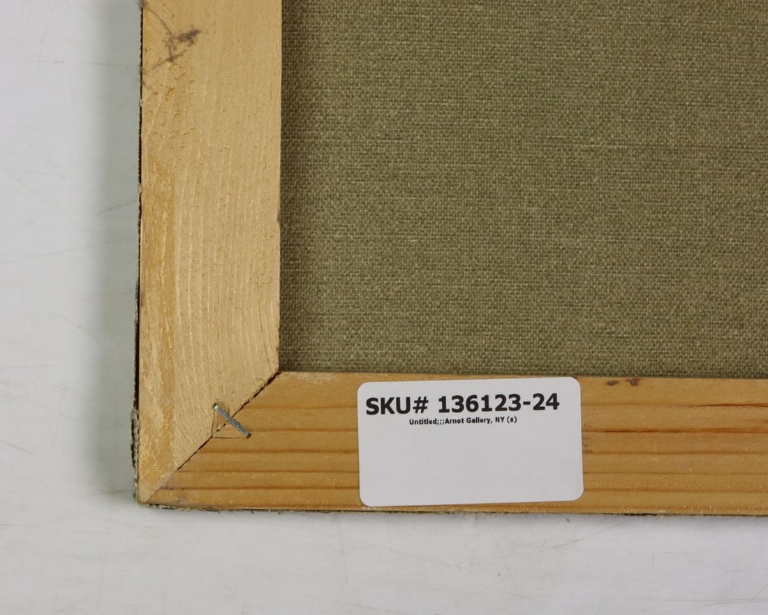 Artwork by Antonio Gravina, Courtyard Scene, Made of oil on canvas